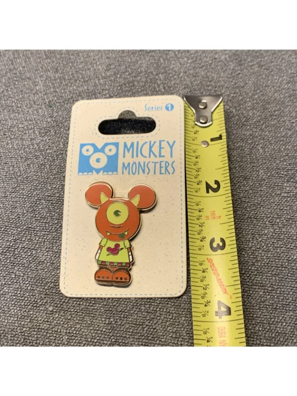 Rare New Disney Mickey Monsters Series 1 Ogg Lapel Pin KG